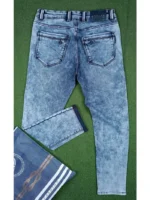 DOF PREMIUM Knit Denim Jeans Pant ACID LIGHT Jeans20. - Image 2